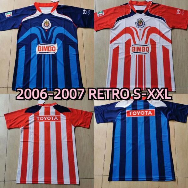 06 07 retro chivas guadalajara soccer jerseys 2006 2007 antique collection uniforms home red away blue men vintage classic football shirts s, Black
06 07 retro chivas guadalajara soccer jerseys 2006 2007 antique collection uniforms home red away blue men vintage classic football shirts s, Black