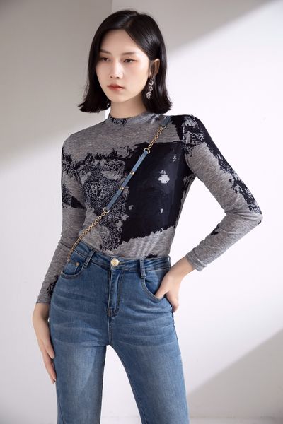women's knits women'ss 2022 slim fitting long sleeve round neck pullover fashion printing knitted fabric elastic casual touch soft, White
women's knits women'ss 2022 slim fitting long sleeve round neck pullover fashion printing knitted fabric elastic casual touch soft, White