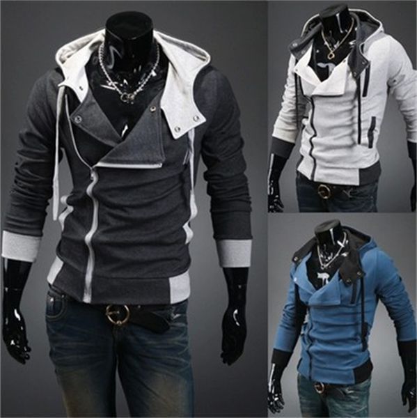 side zipper patchwork hoodies men casual assasins creed clothing mens hoodies and sweatshirts sudadera hombre, Black
side zipper patchwork hoodies men casual assasins creed clothing mens hoodies and sweatshirts sudadera hombre, Black