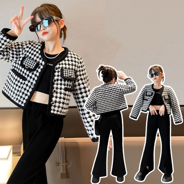 jackets autumn girls jacket children s clothing coat classic tweed houndstooth kids 4 5 6 7 8 9 10 11 12 13 14 years girl outwear 221010, Blue;gray
jackets autumn girls jacket children s clothing coat classic tweed houndstooth kids 4 5 6 7 8 9 10 11 12 13 14 years girl outwear 221010, Blue;gray