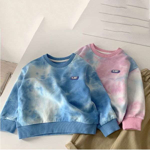 pullover boys tie dye sweatshirt spring fall shirts for kids long sleeve girls sweater children outfits toddler outerwear clothes 221010, Blue
pullover boys tie dye sweatshirt spring fall shirts for kids long sleeve girls sweater children outfits toddler outerwear clothes 221010, Blue