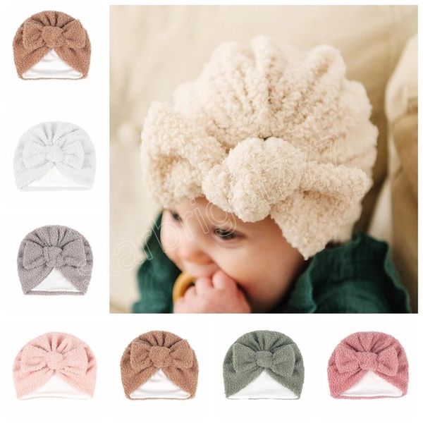 newborn turban bow hat soft beanie double layer antumn winter hats with fluff baby girls hair accessories kids caps, Yellow
newborn turban bow hat soft beanie double layer antumn winter hats with fluff baby girls hair accessories kids caps, Yellow