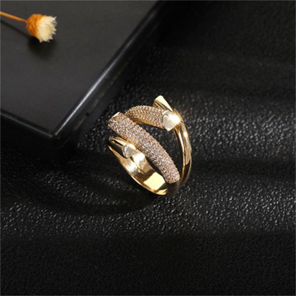 2022 new european and american fashion band rings personalized design mini zircon metal cross opening ring for gothic girls luxury jewelry a, Silver
2022 new european and american fashion band rings personalized design mini zircon metal cross opening ring for gothic girls luxury jewelry a, Silver