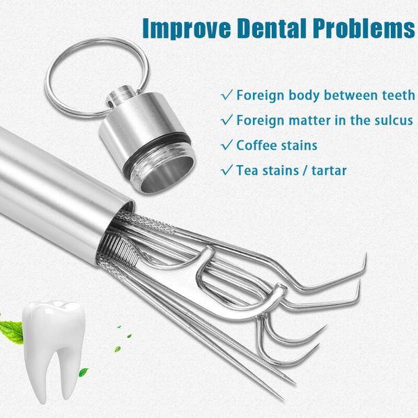 stainless steel toothpick set tooth flossing reusable toothpicks portable toothpick floss teeth cleaner oral cleaning dhl
stainless steel toothpick set tooth flossing reusable toothpicks portable toothpick floss teeth cleaner oral cleaning dhl