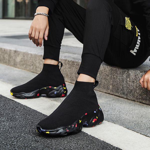 dress shoes summer men sports women fashion casual boots socks running breathable couple large size lazy 3547 221008, Black
dress shoes summer men sports women fashion casual boots socks running breathable couple large size lazy 3547 221008, Black