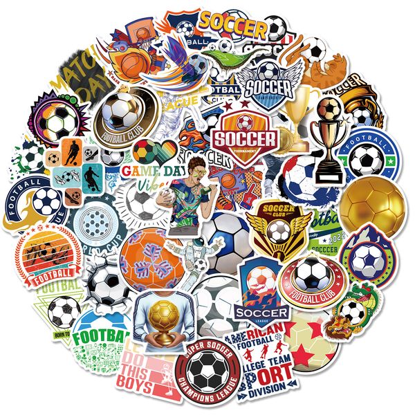 wholesale 50pcs soccer stickers skate accessories vinyl waterproof sticker for skateboard lapluggage phone case car decals party decor
wholesale 50pcs soccer stickers skate accessories vinyl waterproof sticker for skateboard lapluggage phone case car decals party decor