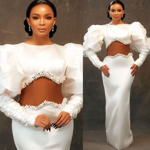 2022 arabic aso ebi white sheath prom dresses pearls illusion evening formal party second reception birthday engagement gowns dress zj606, Black
2022 arabic aso ebi white sheath prom dresses pearls illusion evening formal party second reception birthday engagement gowns dress zj606, Black