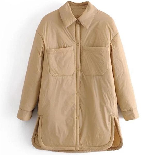 women's down parkas icclek shirts jackets thin parka oversize shirt coats femme armygreen outerwear bf long sleeve khaki coat 221010, Black
women's down parkas icclek shirts jackets thin parka oversize shirt coats femme armygreen outerwear bf long sleeve khaki coat 221010, Black