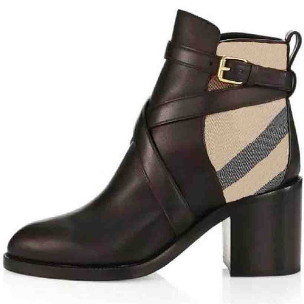 women ankle boots low heel genuine leather chunky heels luxury brand designer knight boot runway roman woman boot fashion with box 35-41, Black
women ankle boots low heel genuine leather chunky heels luxury brand designer knight boot runway roman woman boot fashion with box 35-41, Black