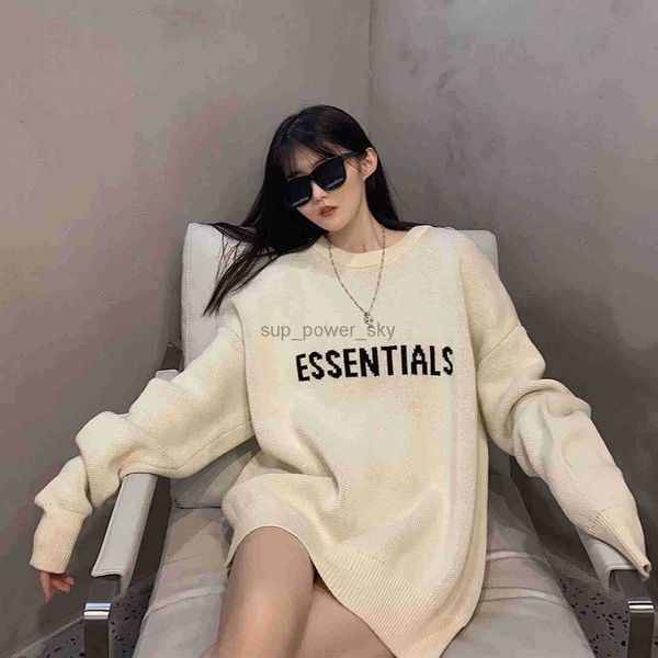 women's sweaters essential designer double thread chest letter high street loose men women's t-shirts sweaters, White;black
women's sweaters essential designer double thread chest letter high street loose men women's t-shirts sweaters, White;black