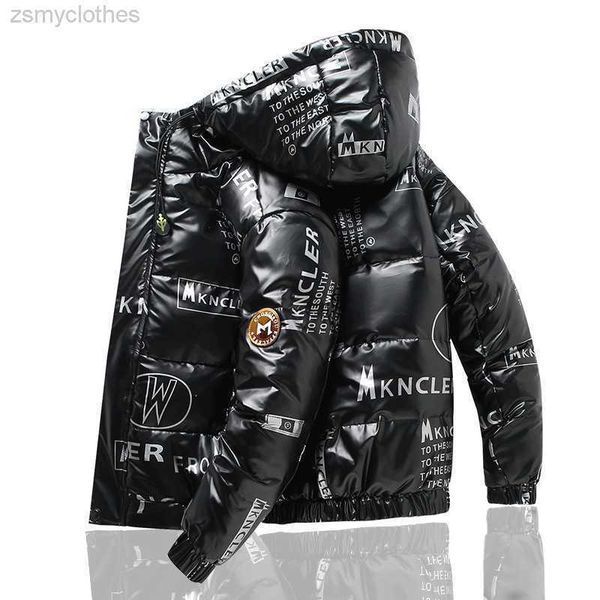 white duck down jacket men's winter fashion casual short coat shiny hooded windbreaker youth men outwear down coat male, Black
white duck down jacket men's winter fashion casual short coat shiny hooded windbreaker youth men outwear down coat male, Black