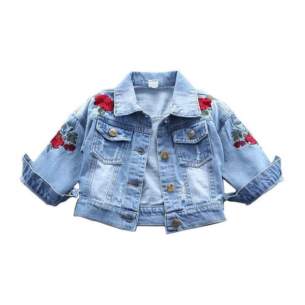 jackets spring children jeans jacket for baby girls fashion rose flower embroidery bomber blazer fall toddler kids denim outerwear coats 221, Blue;gray
jackets spring children jeans jacket for baby girls fashion rose flower embroidery bomber blazer fall toddler kids denim outerwear coats 221, Blue;gray