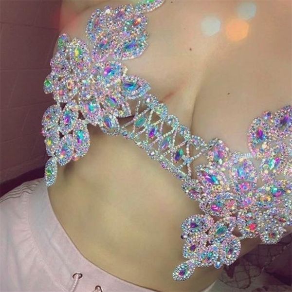 other colorful crystal bra flower chest chain harness body jewelry femme lingerie festival clothing outfit 221008, Slivery;golden
other colorful crystal bra flower chest chain harness body jewelry femme lingerie festival clothing outfit 221008, Slivery;golden