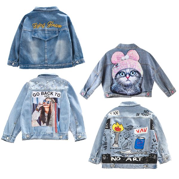 jackets cool girls spring autumn casual jacket fashion jeans coats cat cartoon print denim outerwear children costume 221010, Blue;gray
jackets cool girls spring autumn casual jacket fashion jeans coats cat cartoon print denim outerwear children costume 221010, Blue;gray
