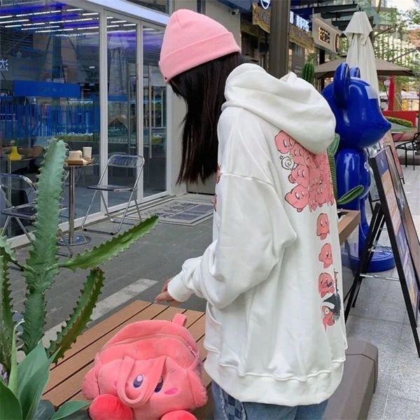 womens hoodies sweatshirts harajuku style spring and autumn hooded sweatshirt female japanese star kirbyed print korean version loose sweats, Black
womens hoodies sweatshirts harajuku style spring and autumn hooded sweatshirt female japanese star kirbyed print korean version loose sweats, Black