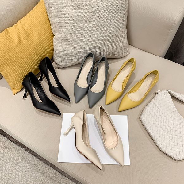 formal shoes women heels designer dress shoes luxury high heel 5cm 7cm casual solid colour round pointed toes pumps wedding party sneakers 3, Black
formal shoes women heels designer dress shoes luxury high heel 5cm 7cm casual solid colour round pointed toes pumps wedding party sneakers 3, Black