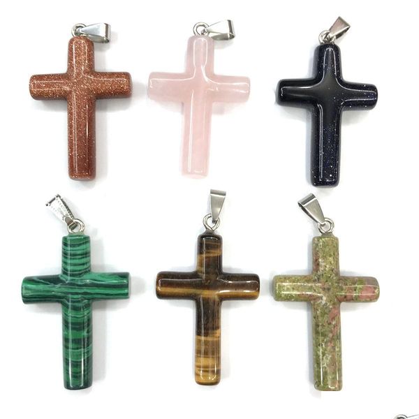 charms cross shape natural stone charms healing crystal turquoises rose quartz opal stones pendant for jewelry making necklace 28x44m dhbe4, Bronze;silver
charms cross shape natural stone charms healing crystal turquoises rose quartz opal stones pendant for jewelry making necklace 28x44m dhbe4, Bronze;silver