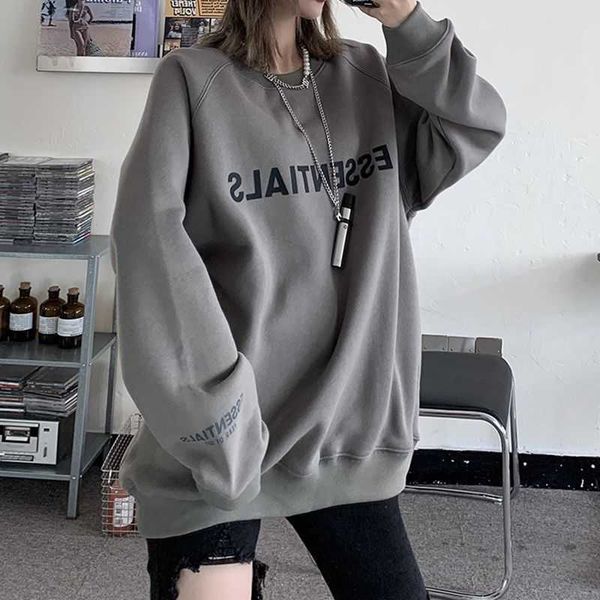 classic trendy hoodies sweatshirts essential fee season multi thread glue pressing letter round neck hand sleeve reflective sweater, Black
classic trendy hoodies sweatshirts essential fee season multi thread glue pressing letter round neck hand sleeve reflective sweater, Black