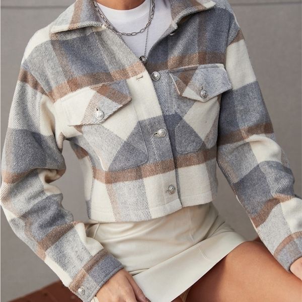 women's leather faux sruby winter jackets women coat lapel plaid single-breasted woolen short autumn print drop shoulder crop overcoat, Black
women's leather faux sruby winter jackets women coat lapel plaid single-breasted woolen short autumn print drop shoulder crop overcoat, Black
