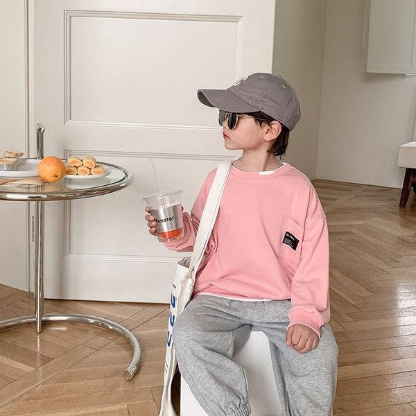 pullover spring autumn boys round neck pink sweatshirts fashion cotton loose casual pullovers clothes 221010, Blue
pullover spring autumn boys round neck pink sweatshirts fashion cotton loose casual pullovers clothes 221010, Blue