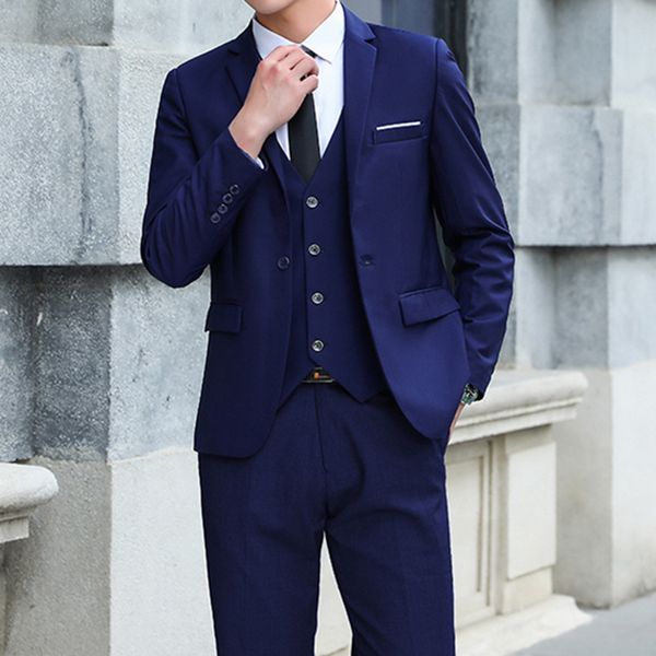 men's suits blazers suit coat pants vest 3 pcs set fashion men's casual boutique business solid color slim fit dress blazers jacke, White;black
men's suits blazers suit coat pants vest 3 pcs set fashion men's casual boutique business solid color slim fit dress blazers jacke, White;black