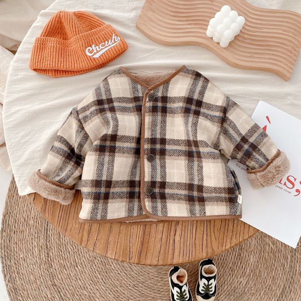 jackets autumn 0 6 years children plaid cardigan coat kid girl woolen fashion baby boy long sleeve jacket infant costume 221010, Blue;gray
jackets autumn 0 6 years children plaid cardigan coat kid girl woolen fashion baby boy long sleeve jacket infant costume 221010, Blue;gray