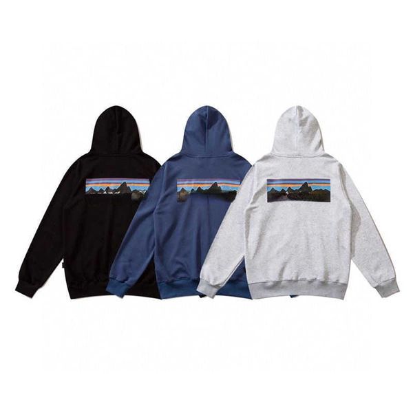 pata sweater designer hoodie mountain print men's pullover coat long sleeve cotton women, Black
pata sweater designer hoodie mountain print men's pullover coat long sleeve cotton women, Black