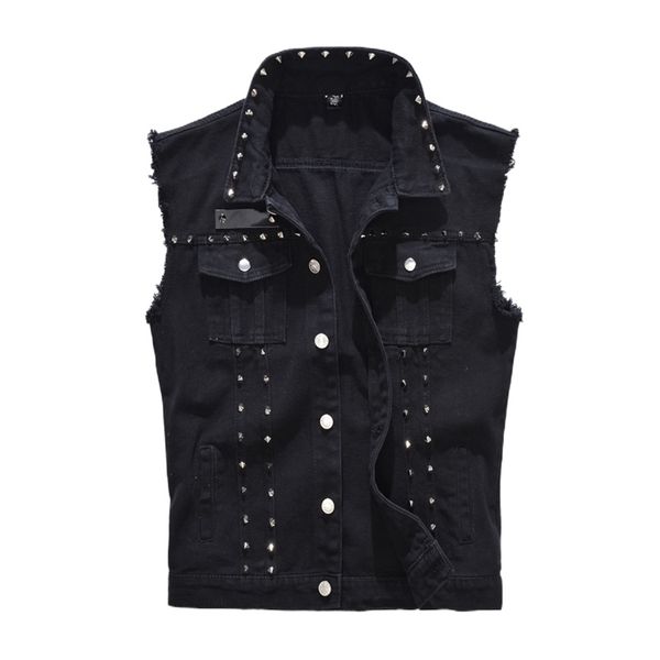 men's vests denim vest men punk rock rivet cowboy black jeans waistcoat fashion men motorcycle style sleeveless jeans jacket m-5xl 2210, Black;white
men's vests denim vest men punk rock rivet cowboy black jeans waistcoat fashion men motorcycle style sleeveless jeans jacket m-5xl 2210, Black;white