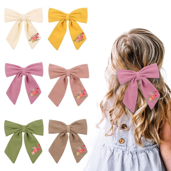 large bow tie children jewelry hair clips accessories for girls monochrome cotton hair barrettes flower embroidery princess mode dress up br, Golden;silver
large bow tie children jewelry hair clips accessories for girls monochrome cotton hair barrettes flower embroidery princess mode dress up br, Golden;silver