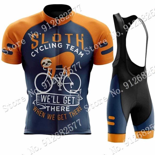 cycling jersey sets new sloth cycling team 2022 jersey set yellow clothing road bike shirts suit bicycle bib shorts mtb ropa maillot culotte, Black;red
cycling jersey sets new sloth cycling team 2022 jersey set yellow clothing road bike shirts suit bicycle bib shorts mtb ropa maillot culotte, Black;red