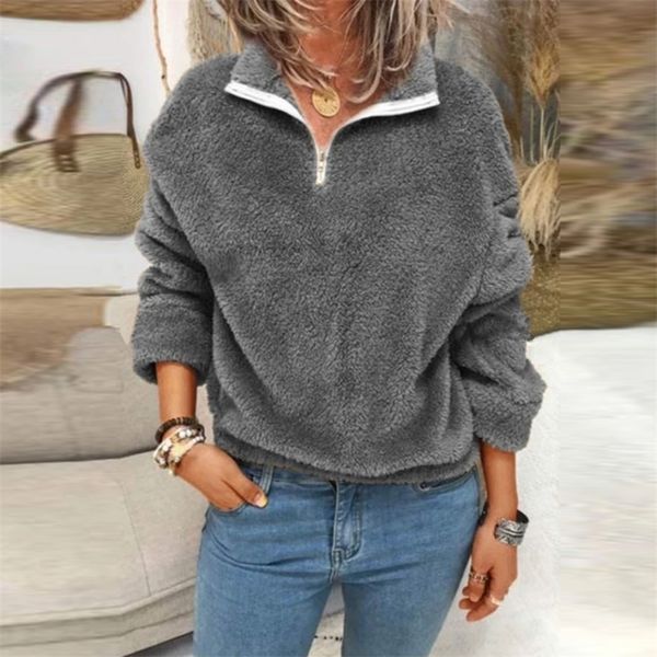 womens hoodies sweatshirts casual long sleeve lapel pullover women autumn loose solid color simple sweatshirt lady fashion office allmatch s, Black
womens hoodies sweatshirts casual long sleeve lapel pullover women autumn loose solid color simple sweatshirt lady fashion office allmatch s, Black