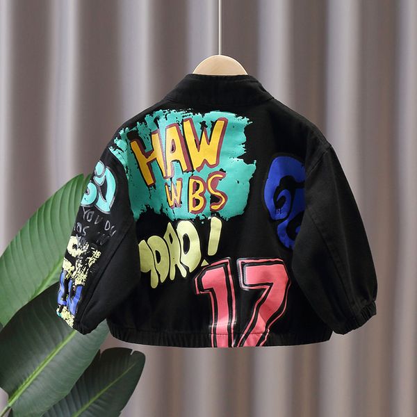 jackets baby boy spring autumn fashion black denim kids casual clothing clothes letter 2t to 10t 221010, Blue;gray
jackets baby boy spring autumn fashion black denim kids casual clothing clothes letter 2t to 10t 221010, Blue;gray