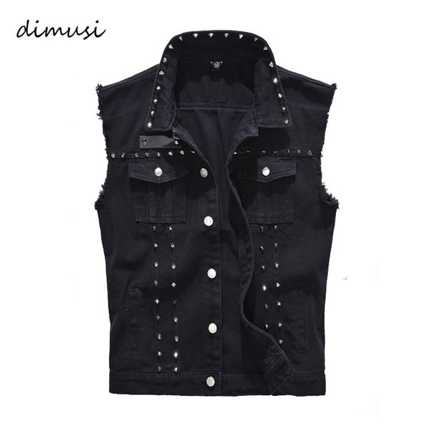 men's vests dimusi spring autumn mens vest vintage denim jeans vest male black sleeveless jackets men rivet hole jeans waistcoats 5xl t, Black;white
men's vests dimusi spring autumn mens vest vintage denim jeans vest male black sleeveless jackets men rivet hole jeans waistcoats 5xl t, Black;white
