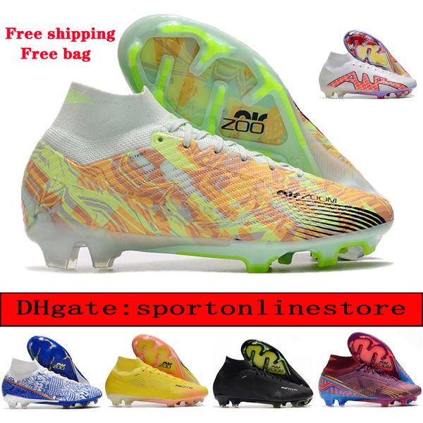 send with bag mens soccer boots zoom mercurial vapores ix 15 elite fg knit acc football cleats men outdoor firm ground trainers soccer shoes, Black
send with bag mens soccer boots zoom mercurial vapores ix 15 elite fg knit acc football cleats men outdoor firm ground trainers soccer shoes, Black