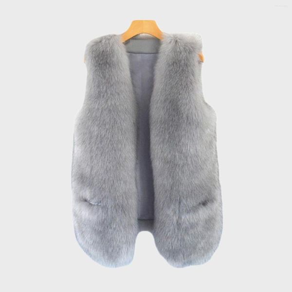 women's fur women autumn winter sleeveless faux vest thick warm jackets coats, Black
women's fur women autumn winter sleeveless faux vest thick warm jackets coats, Black