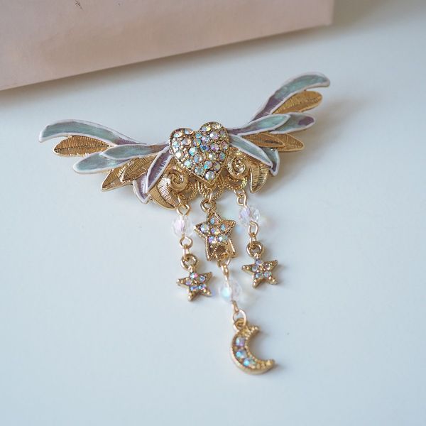 brooch american fairy kirksfolly medieval vintage western antique vintage angel wing tassel, Gray
brooch american fairy kirksfolly medieval vintage western antique vintage angel wing tassel, Gray
