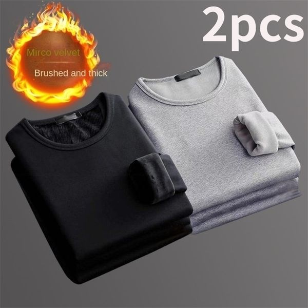 men's thermal underwear 2pcs warm plus velvet thickened slim o-neck t-shirt winter cold-proof bottoming shirt inner 5xl 221010, Black;white
men's thermal underwear 2pcs warm plus velvet thickened slim o-neck t-shirt winter cold-proof bottoming shirt inner 5xl 221010, Black;white