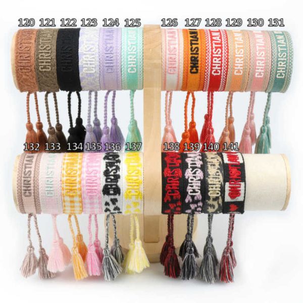 2022s brand fashion bracelet adjustable woven friendship luxury bangles for women men designers vintage braided embroidery tassel bracelets6, Golden;silver
2022s brand fashion bracelet adjustable woven friendship luxury bangles for women men designers vintage braided embroidery tassel bracelets6, Golden;silver