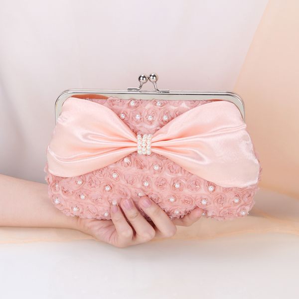 evening bags cute fresh sweet pink bow small bag fairy shoulder bag with chain handle dinner bag 221010
evening bags cute fresh sweet pink bow small bag fairy shoulder bag with chain handle dinner bag 221010