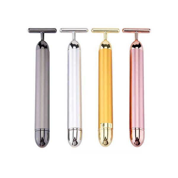 24k gold electric face lift bar roller vibration slimming massager facial stick facial beauty skin care t shaped vibrating tool vtmtb1766
24k gold electric face lift bar roller vibration slimming massager facial stick facial beauty skin care t shaped vibrating tool vtmtb1766