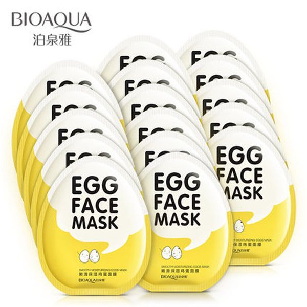 bioaqua egg facial mask smooth moisturizing face mask oil control shrink pores brighten wrapped masks skin care
bioaqua egg facial mask smooth moisturizing face mask oil control shrink pores brighten wrapped masks skin care