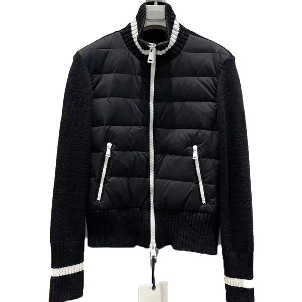 womens down parkas designer womens down and parkas mens knitted splice stripe contrast stand neck cardigan coat couple embroidered badge cas, Black
womens down parkas designer womens down and parkas mens knitted splice stripe contrast stand neck cardigan coat couple embroidered badge cas, Black