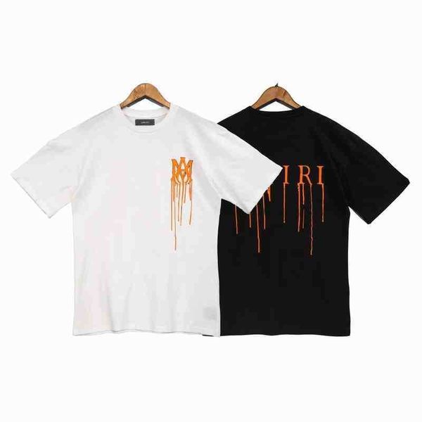 amirs emir european american fashion br paint core id am letter short sve casual loose men's and women's cotton t-shirt, White;black
amirs emir european american fashion br paint core id am letter short sve casual loose men's and women's cotton t-shirt, White;black