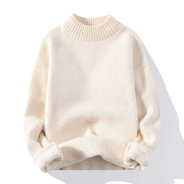 men's sweaters 2022 autumn winter casual sweater men loose round neck knitwear long sleeve mens fashion pullovers solid color trendy g2, White;black
men's sweaters 2022 autumn winter casual sweater men loose round neck knitwear long sleeve mens fashion pullovers solid color trendy g2, White;black