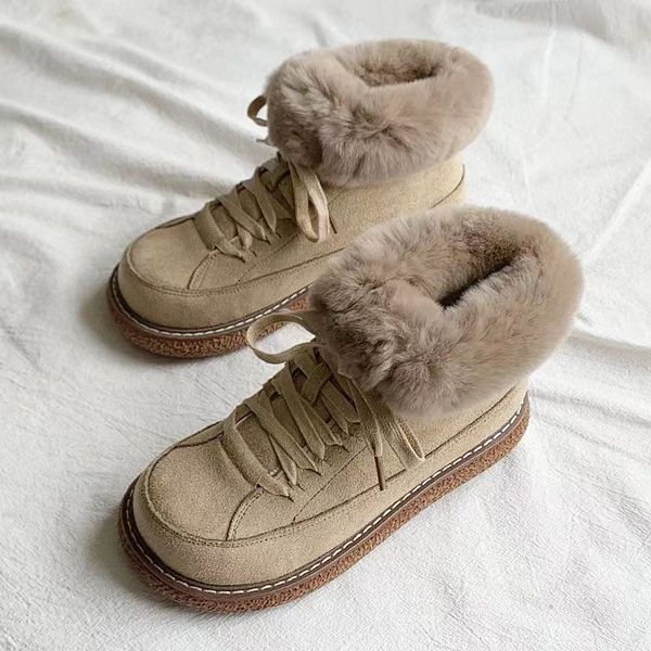 winter boots female fashion warm and plush thick sole outdoor comfortable leisure lovely non-slip female cotton shoes, Black
winter boots female fashion warm and plush thick sole outdoor comfortable leisure lovely non-slip female cotton shoes, Black