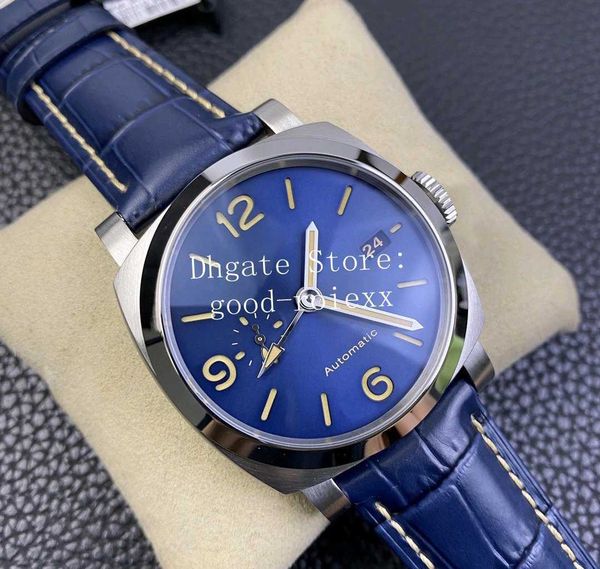 44mm watches men watch blue dial men's automatic p.9011 movement gmt mechanical 1033 officine vs leather strap band pam vsf sapphire
44mm watches men watch blue dial men's automatic p.9011 movement gmt mechanical 1033 officine vs leather strap band pam vsf sapphire