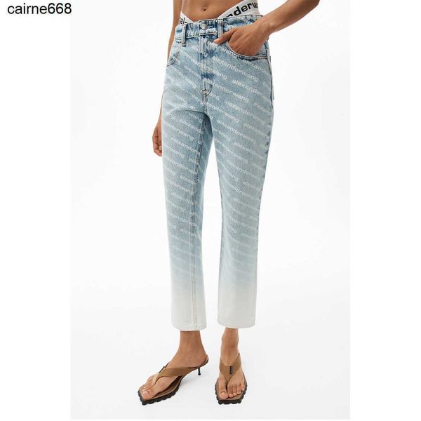 designer women's jeans new color tie dye lettering full print series denim trousers alexanders high waist new product light color wangs, Blue
designer women's jeans new color tie dye lettering full print series denim trousers alexanders high waist new product light color wangs, Blue