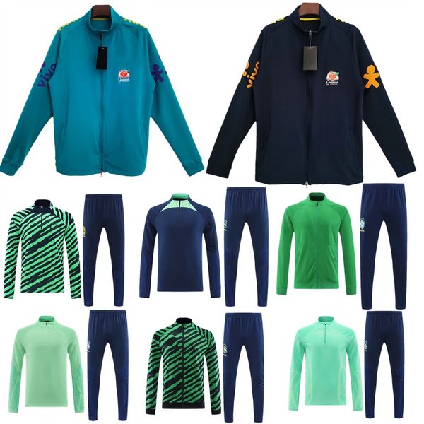 2022 2023 soccer wear brazil tracksuit jacket long zipper brasil camiseta de futbol richarlison g.jesus coutinho pre match kit training suit, Black
2022 2023 soccer wear brazil tracksuit jacket long zipper brasil camiseta de futbol richarlison g.jesus coutinho pre match kit training suit, Black