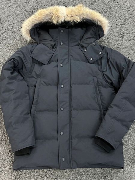 designer luxury goosie down jacket fur ruff men cg winter fit warm canadas men white goosing coat exterior pockets zipper stretch rib cuff t, Black
designer luxury goosie down jacket fur ruff men cg winter fit warm canadas men white goosing coat exterior pockets zipper stretch rib cuff t, Black