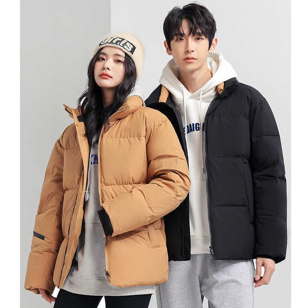 men's down parkas 2022winter jacket men women coat hoodies stand collar thicken windproof couple wear outerwear korena design warm g221, Black
men's down parkas 2022winter jacket men women coat hoodies stand collar thicken windproof couple wear outerwear korena design warm g221, Black